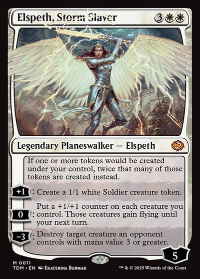 Elspeth, Storm Slayer 11 Tarkir: Dragonstorm (TDM) [Foil] NM