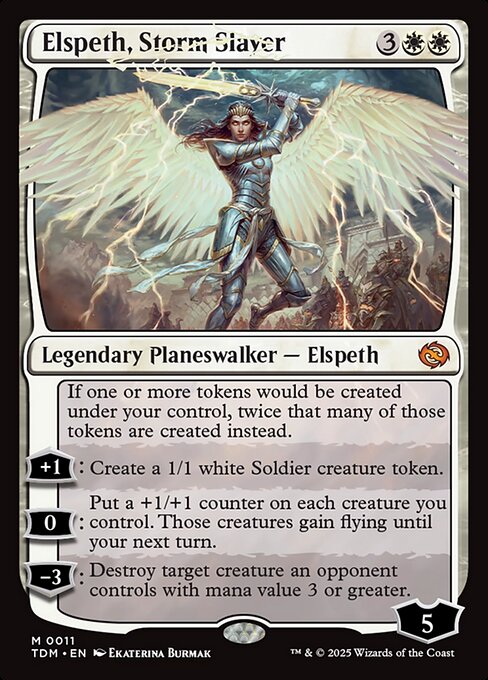 Elspeth, Storm Slayer 11 Tarkir: Dragonstorm (TDM) [Foil] NM
