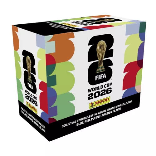 2026 World Cup Panini Sticker Pack Box (25 packs)