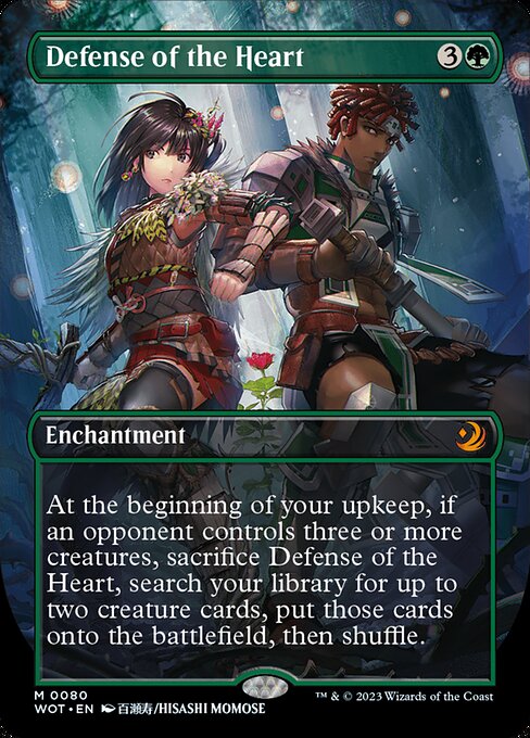 Defense of the Heart 80 Wilds Of Eldraine: Enchanting Tales (WOT) [Nonfoil] NM
