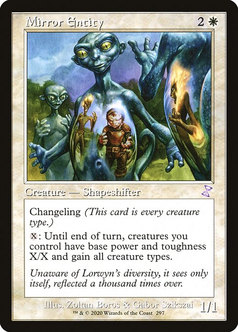 Mirror Entity 297 Time Spiral Remastered (TSR) [Foil] NM