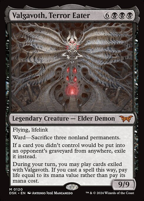 Valgavoth, Terror Eater 120 Duskmourn: House Of Horror (DSK) [Nonfoil] NM