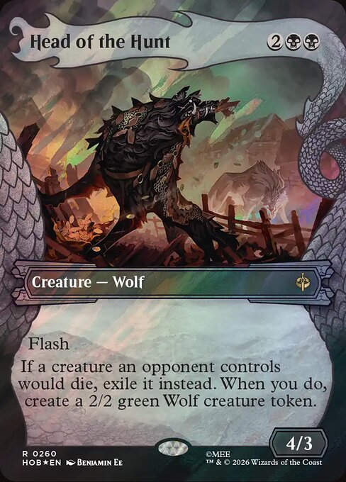 Head of the Hunt 260 The Hobbit (HOB) [Surge Foil] NM