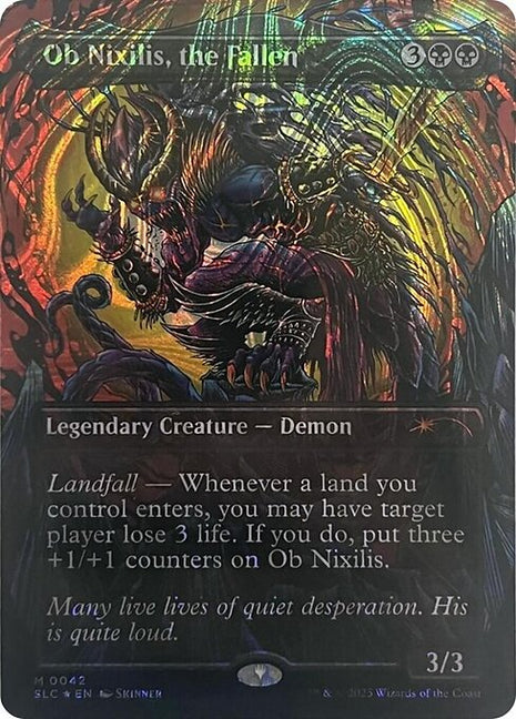 Ob Nixilis, the Fallen 42 Secret Lair Countdown (SLC) [Halo Foil] NM