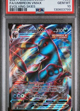 Umbreon VMAX 95/203 - Evolving Skies PSA 10
