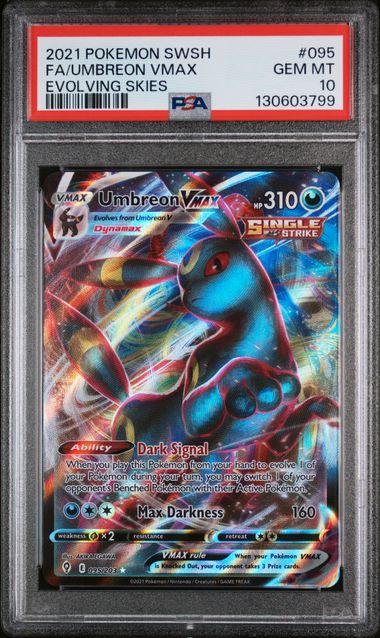 Umbreon VMAX 95/203 - Evolving Skies PSA 10