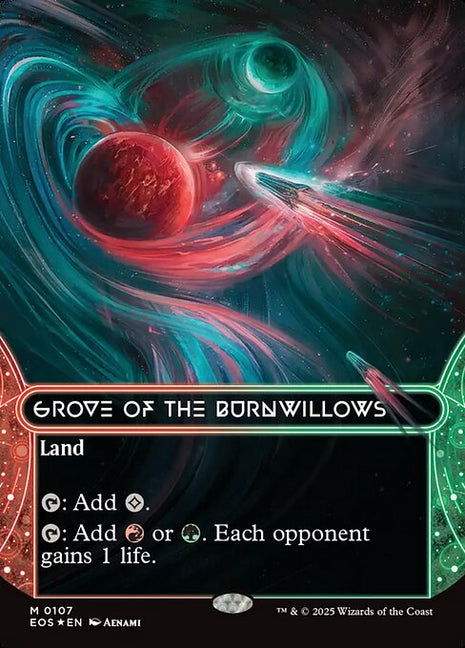 Grove of the Burnwillows 107 Edge Of Eternities: Stellar Sights (EOS) [Galaxy Foil] NM