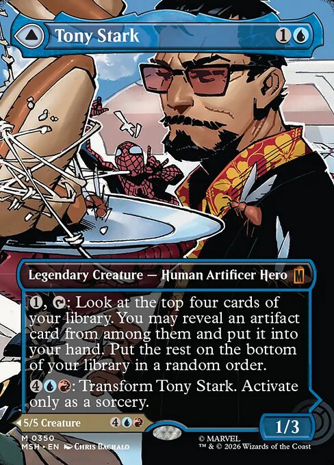 Tony Stark // The Invincible Iron Man 350 Marvel Super Heroes (MSH) [Foil] NM