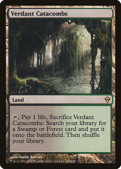 Verdant Catacombs 229 Zendikar (ZEN) [Nonfoil] LP