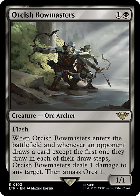 Orcish Bowmasters 103 The Lord Of The Rings: Tales Of Middle-Earth (LTR) [Nonfoil] NM