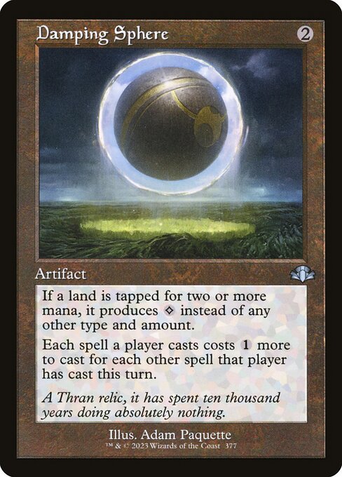 Damping Sphere 377 Dominaria Remastered (DMR) [Foil] NM