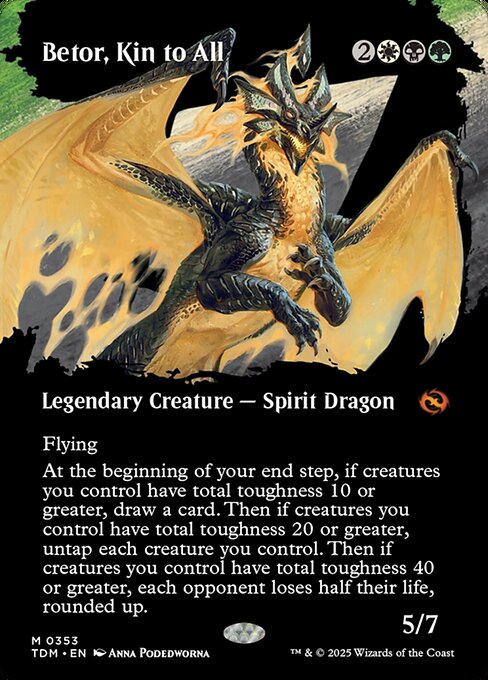 Betor, Kin to All 353 Tarkir: Dragonstorm (TDM) [Foil] NM