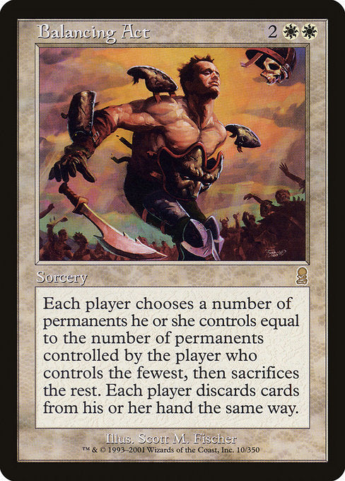 Balancing Act 10 Odyssey (ODY) [Foil] NM