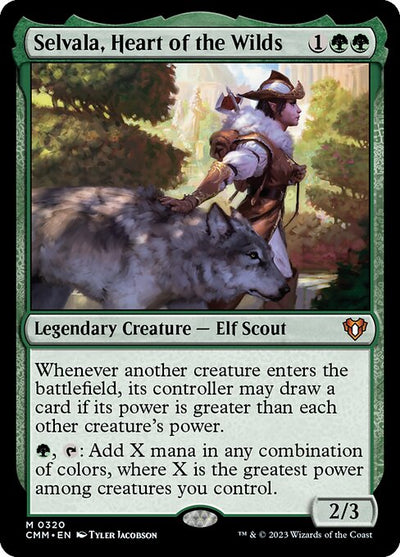 Selvala, Heart of the Wilds 320 Commander Masters (CMM) [Foil] NM