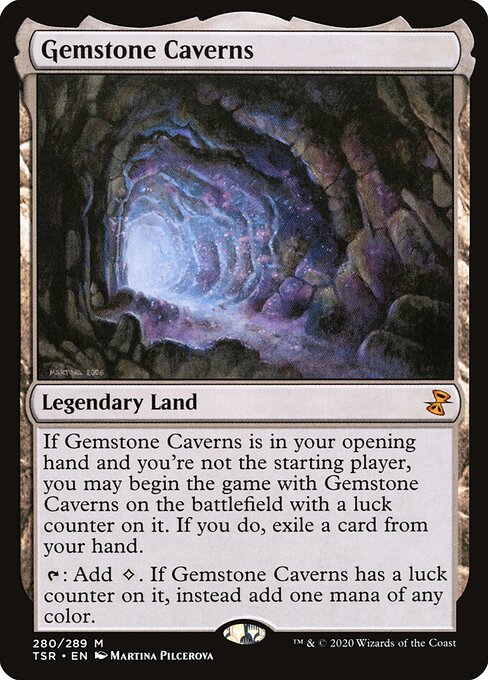 Gemstone Caverns 280 Time Spiral Remastered (TSR) [Nonfoil] NM