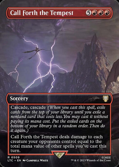 Call Forth the Tempest 509 The Lord Of The Rings: Tales Of Middle-Earth Commander (LTC) [Foil] NM