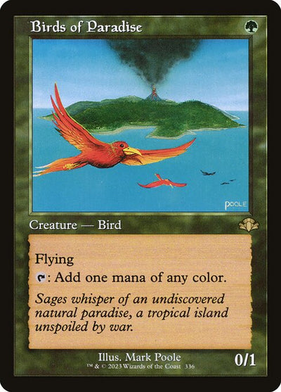 Birds of Paradise 336 Dominaria Remastered (DMR) [Nonfoil] NM