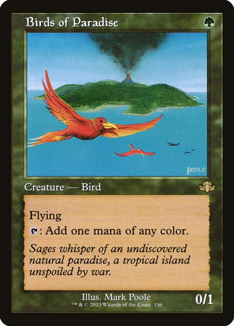 Birds of Paradise 336 Dominaria Remastered (DMR) [Nonfoil] NM