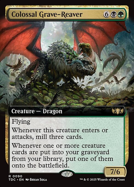 Colossal Grave-Reaver 90 Tarkir: Dragonstorm Commander (TDC) [Nonfoil] NM