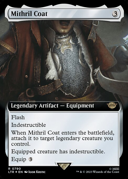 Mithril Coat 790 The Lord Of The Rings: Tales Of Middle-Earth (LTR) [Surge Foil] NM