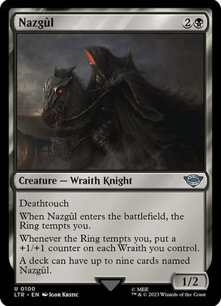 Nazgûl 100 The Lord Of The Rings: Tales Of Middle-Earth (LTR) [Nonfoil] NM