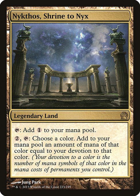 Nykthos, Shrine to Nyx 223 Theros (THS) [Nonfoil] LP