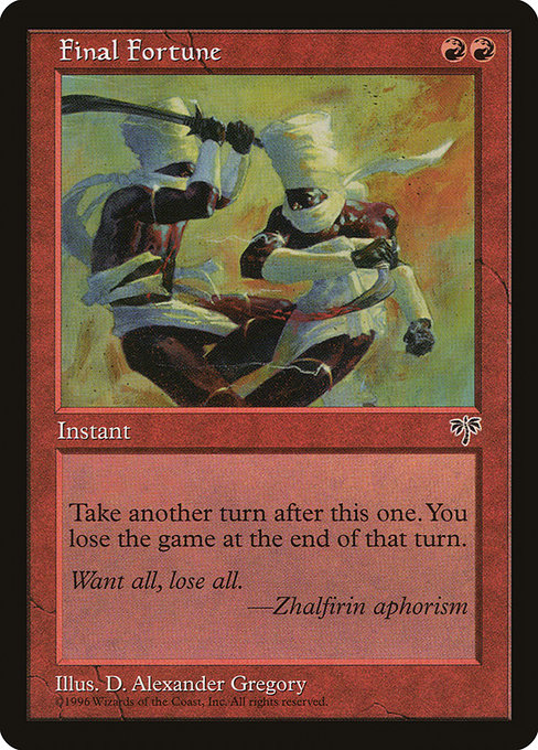 Final Fortune 173 Mirage (MIR) [Nonfoil] NM
