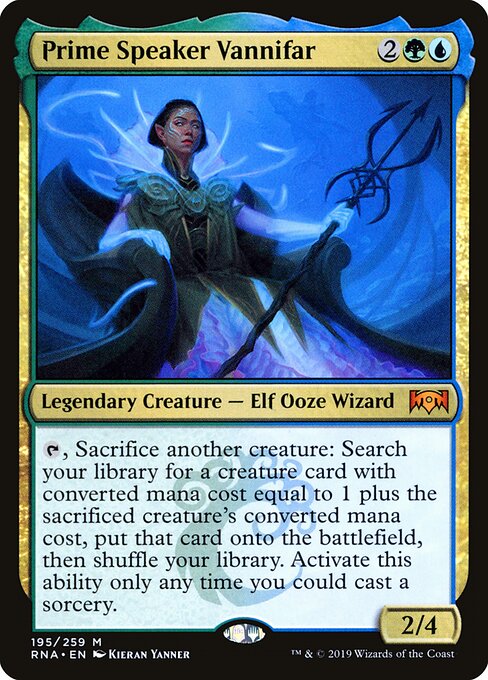 Prime Speaker Vannifar 195 Ravnica Allegiance (RNA) [Nonfoil] NM