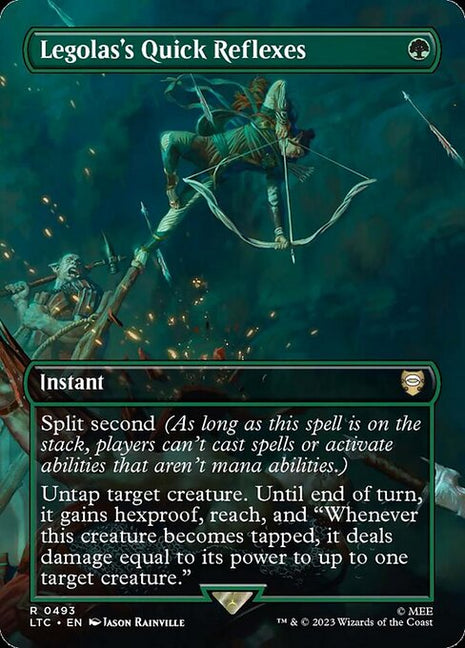 Legolas's Quick Reflexes 493 The Lord Of The Rings: Tales Of Middle-Earth Commander (LTC) [Foil] NM