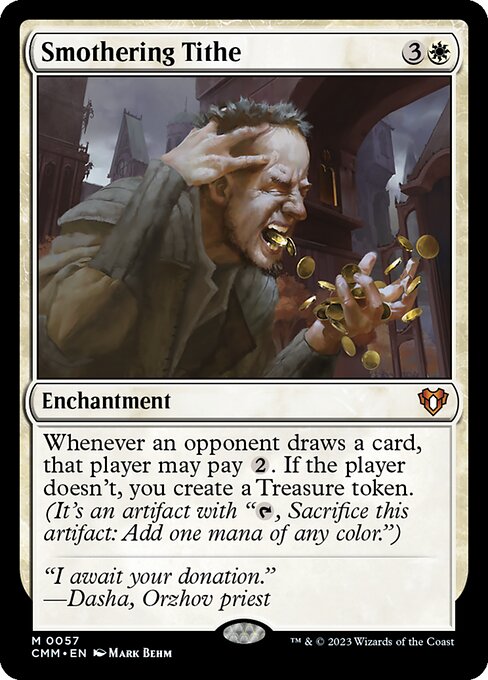 Smothering Tithe 57 Commander Masters (CMM) [Nonfoil] NM