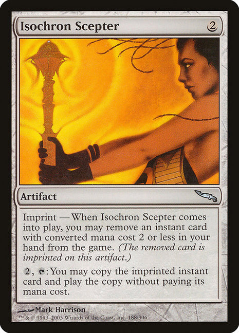 Isochron Scepter 188 Mirrodin (MRD) [Nonfoil] LP