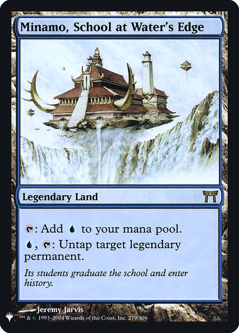 Minamo, School at Water's Edge 279 The List (PLST) [Foil] NM