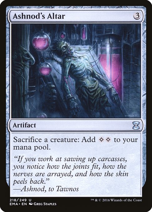 Ashnod's Altar 218 Eternal Masters (EMA) [Nonfoil] NM