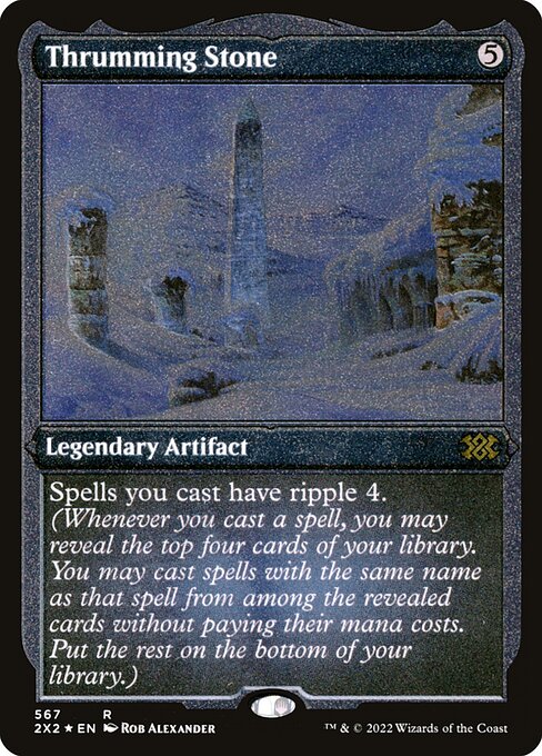 Thrumming Stone 567 Double Masters 2022 (2X2) [Foil Etched] NM