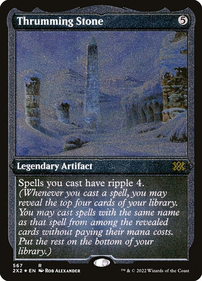 Thrumming Stone 567 Double Masters 2022 (2X2) [Foil Etched] NM