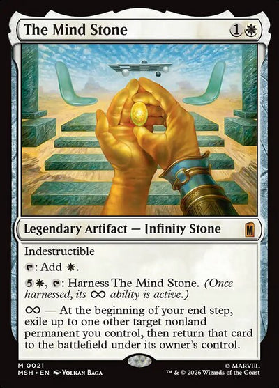 The Mind Stone 21 Marvel Super Heroes (MSH) [Nonfoil] NM