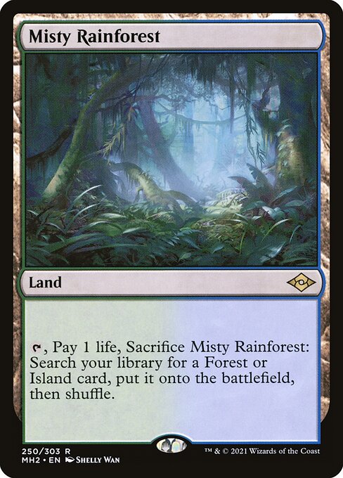 Misty Rainforest 250 Modern Horizons 2 (MH2) [Nonfoil] NM