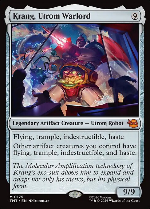 Krang, Utrom Warlord 175 Teenage Mutant Ninja Turtles (TMT) [Foil] NM