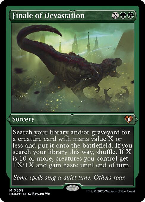 Finale of Devastation 559 Commander Masters (CMM) [Foil Etched] NM