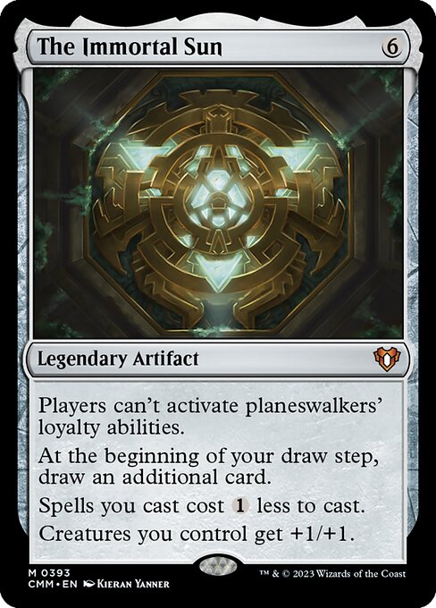 The Immortal Sun 393 Commander Masters (CMM) [Nonfoil] NM