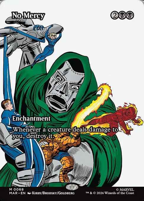 No Mercy 68 Marvel Universe (MAR) [Foil] NM