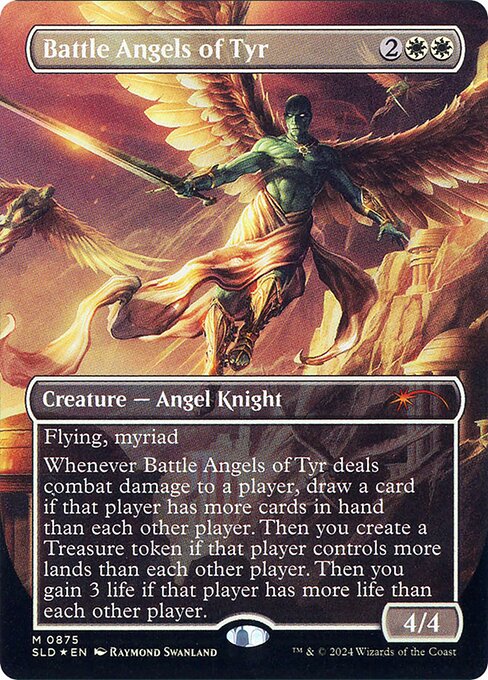 Battle Angels of Tyr 875 Secret Lair Drop (SLD) [Rainbow Foil] NM
