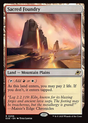 Sacred Foundry 256 Edge Of Eternities (EOE) [Foil] NM