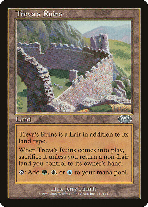 Treva's Ruins 143 Planeshift (PLS) [Foil] NM