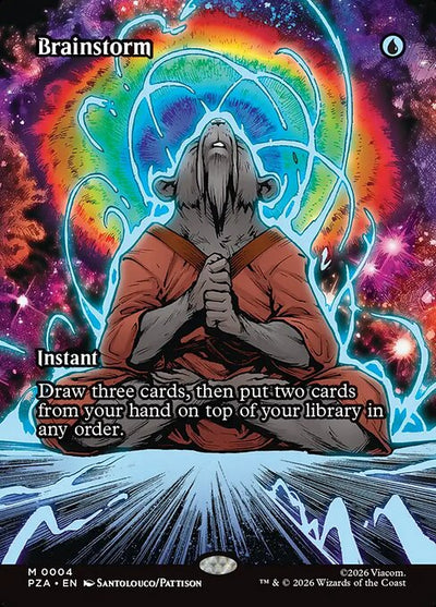 Brainstorm 4 Teenage Mutant Ninja Turtles Source Material (PZA) [Foil] NM