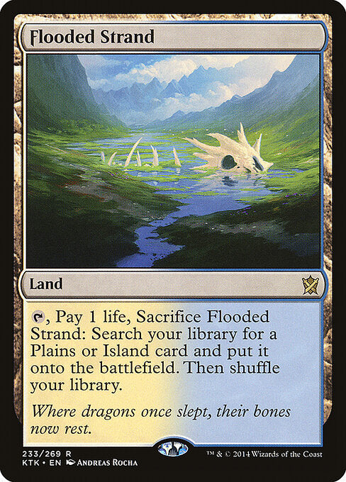 Flooded Strand 233 Khans Of Tarkir (KTK) [Nonfoil] NM