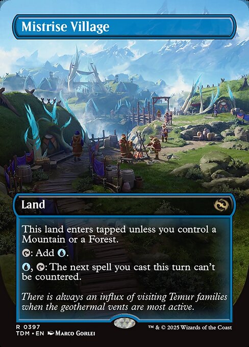 Mistrise Village 397 Tarkir: Dragonstorm (TDM) [Nonfoil] NM