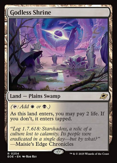 Godless Shrine 254 Edge Of Eternities (EOE) [Nonfoil] NM