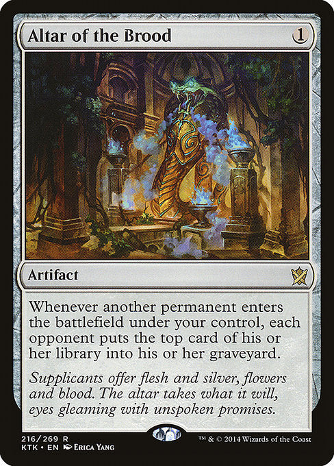 Altar of the Brood 216 Khans Of Tarkir (KTK) [Foil] NM