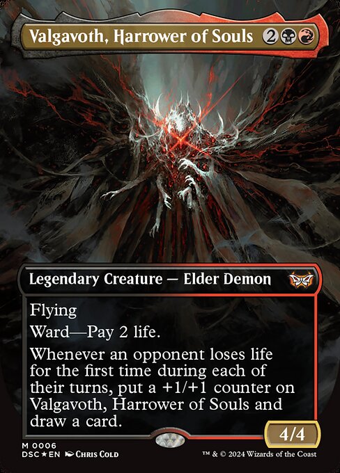 Valgavoth, Harrower of Souls 6 Duskmourn: House Of Horror Commander (DSC) [Nonfoil] NM